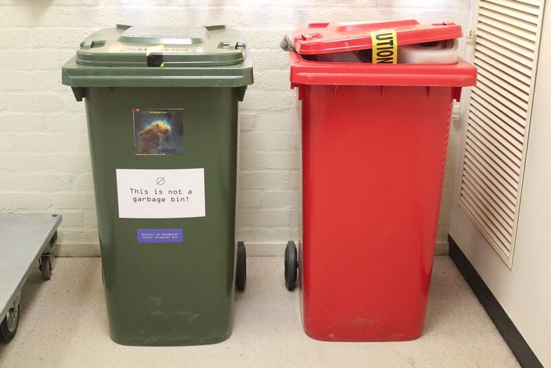 Empty and Clean The Rubbish Bins